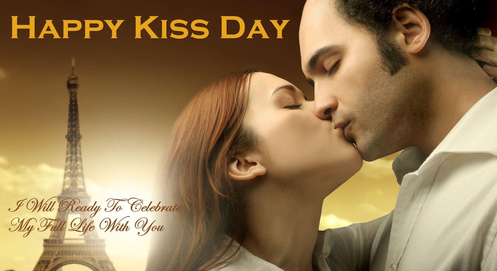 Happy Kiss Day Picture Wallpaper for Lover & Special Cute Couple