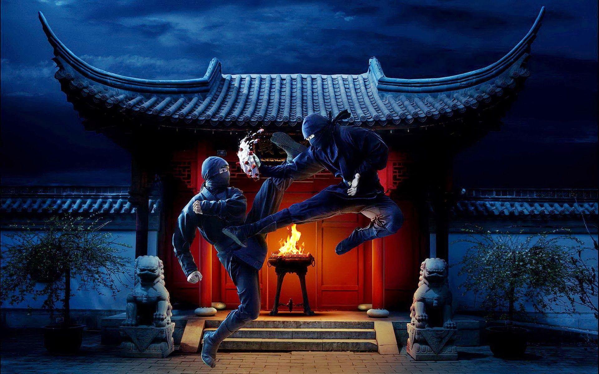 Ninja Fighting a258 HD Wallpaper