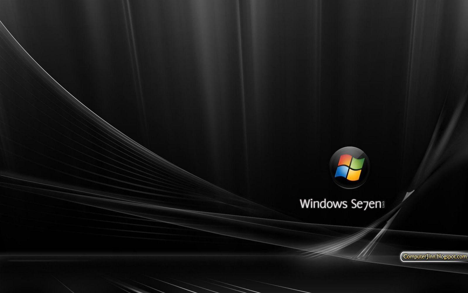 Windows 7 Black and Dark HD Wallpaper. Wallpaper, picture, image