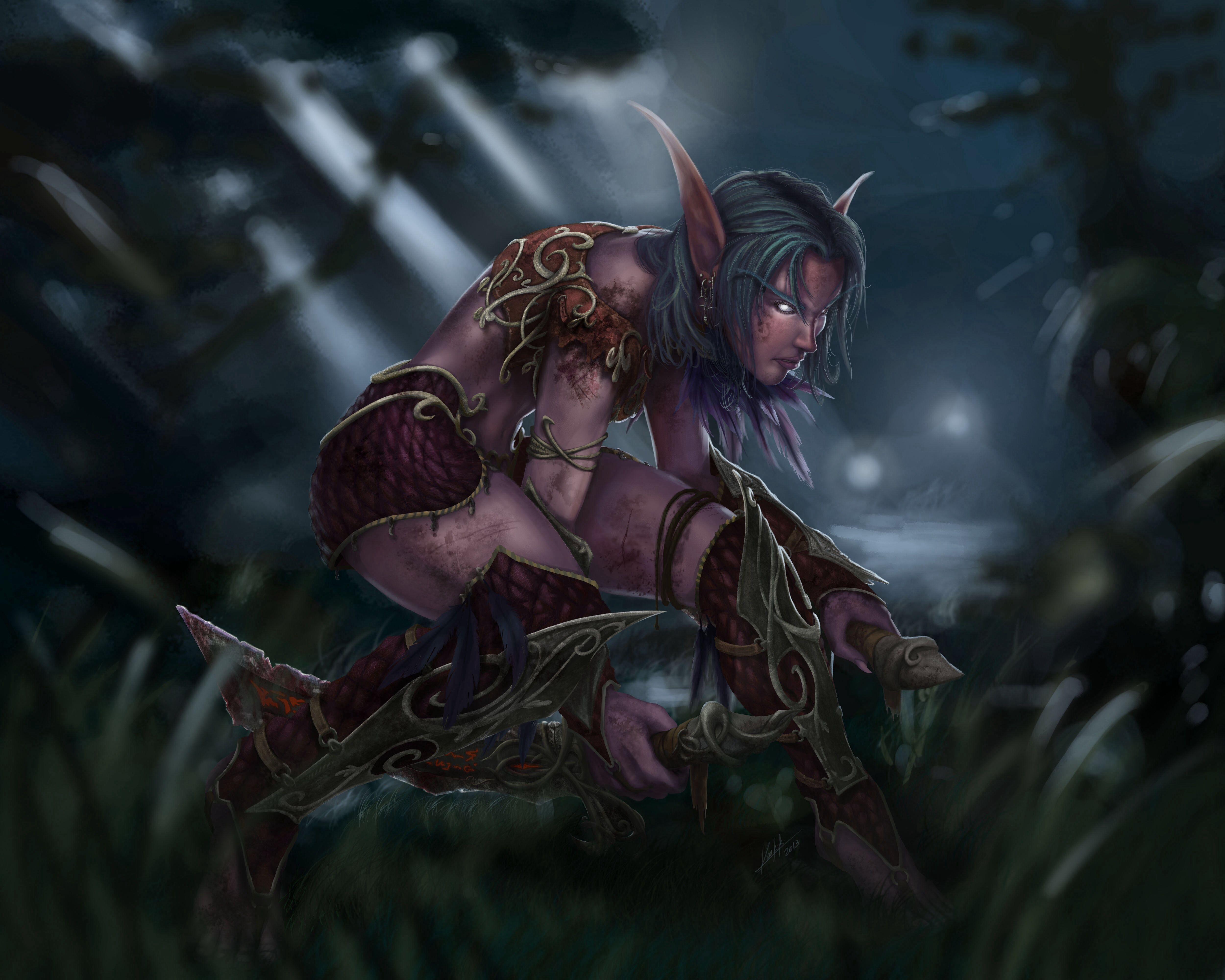 World of Warcraft ночные эльфы