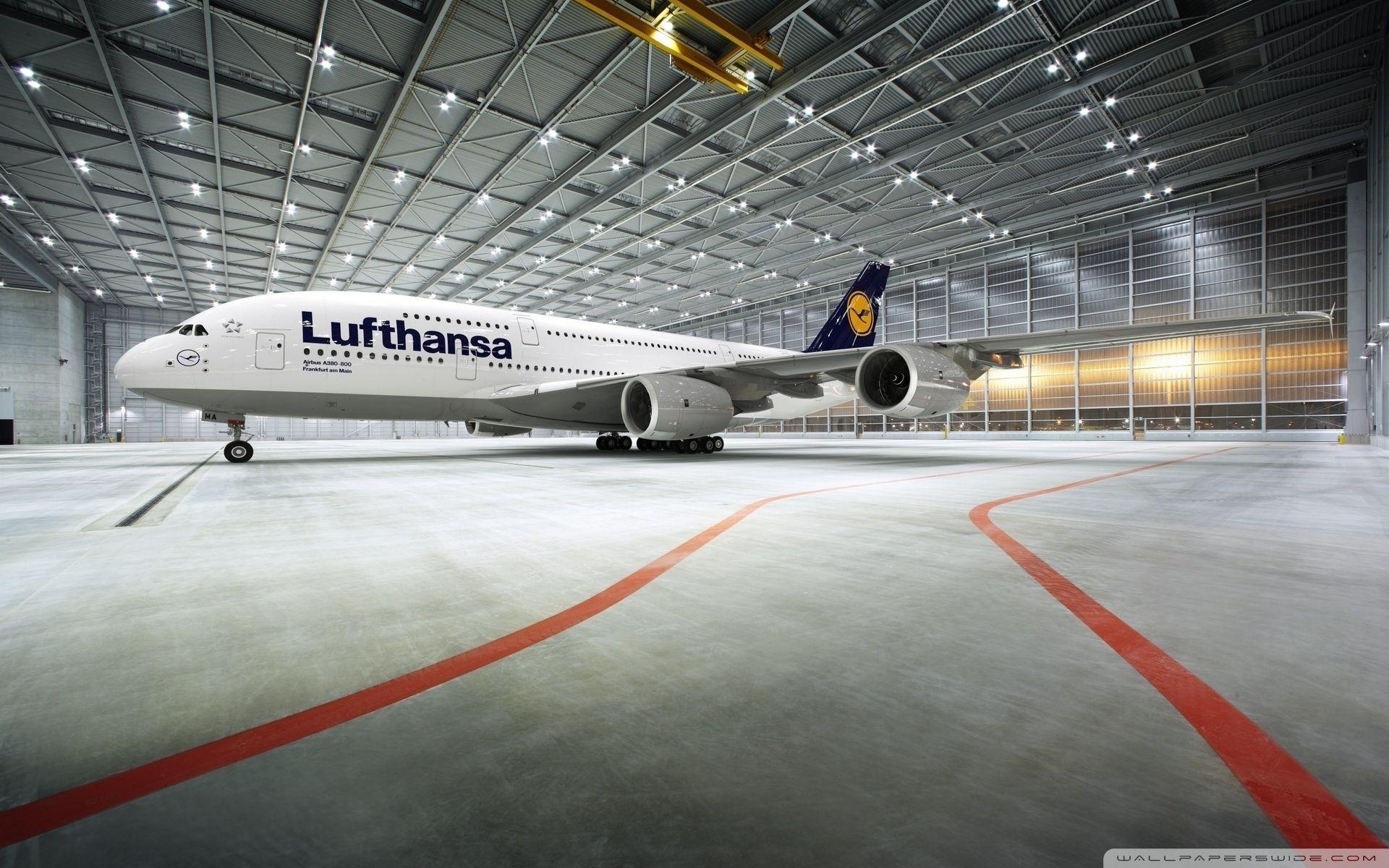 Lufthansa 380 800 Airbus ❤ 4K HD Desktop Wallpaper for 4K Ultra HD