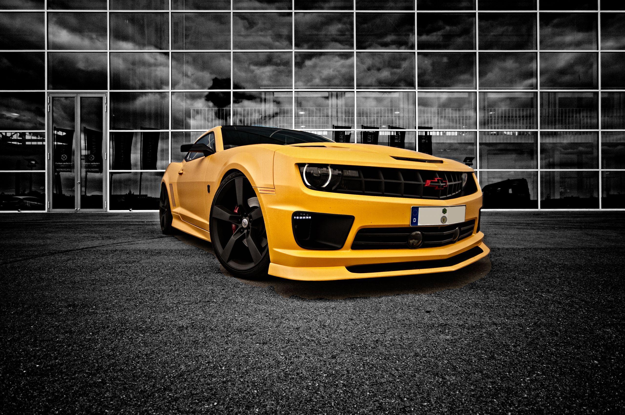 chevrolet camaro Bumblebee Transformer HD desktop wallpaper