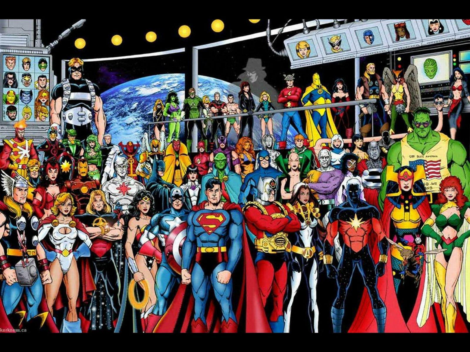 All DC characters Wallpaper