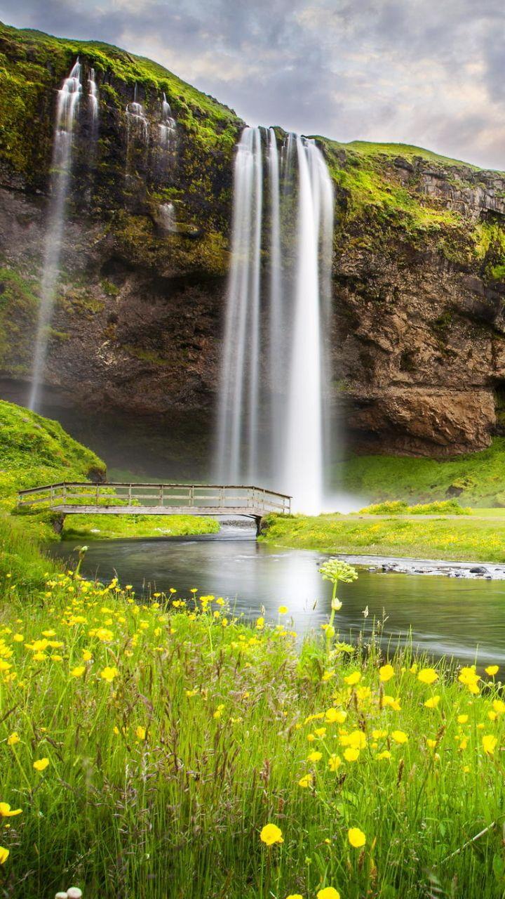 Earth Waterfall (720x1280) Wallpaper