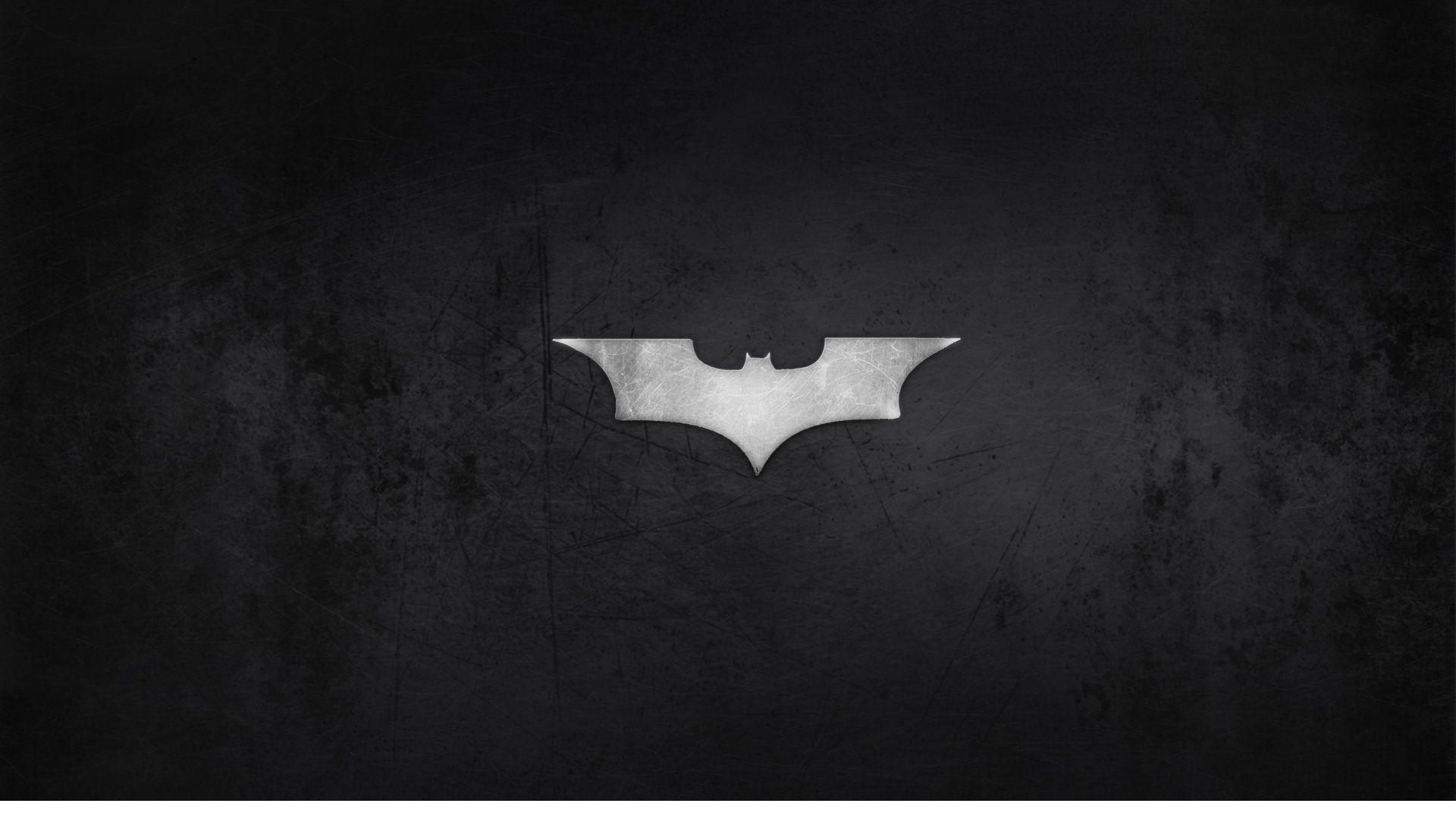 Batman Logo On Black Background. Download HD Wallpaper
