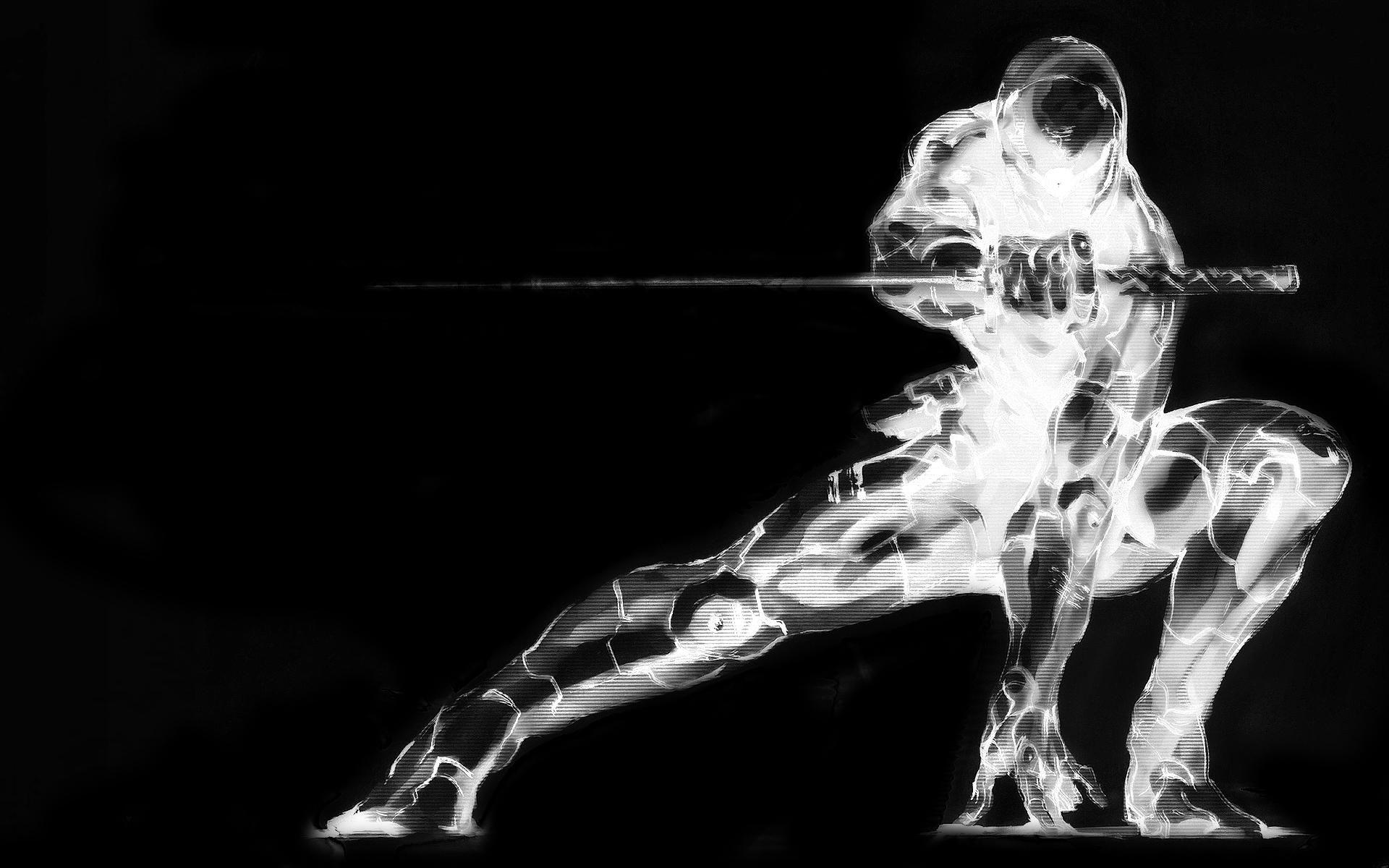 ninjas, Metal Gear Solid, Gray Fox Wallpaper / WallpaperJam.com