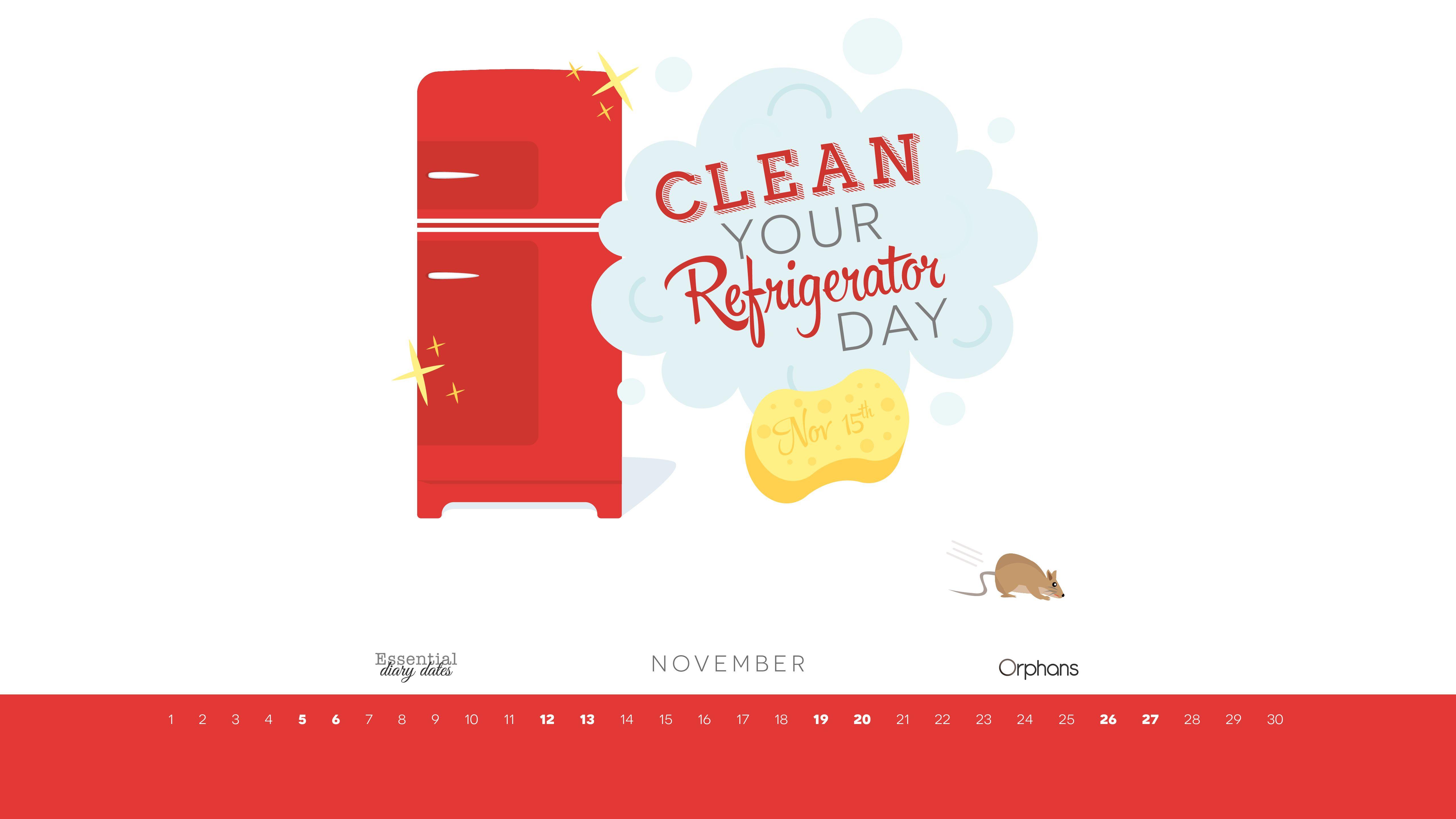 Orphans Calendar as desktop wallpaper