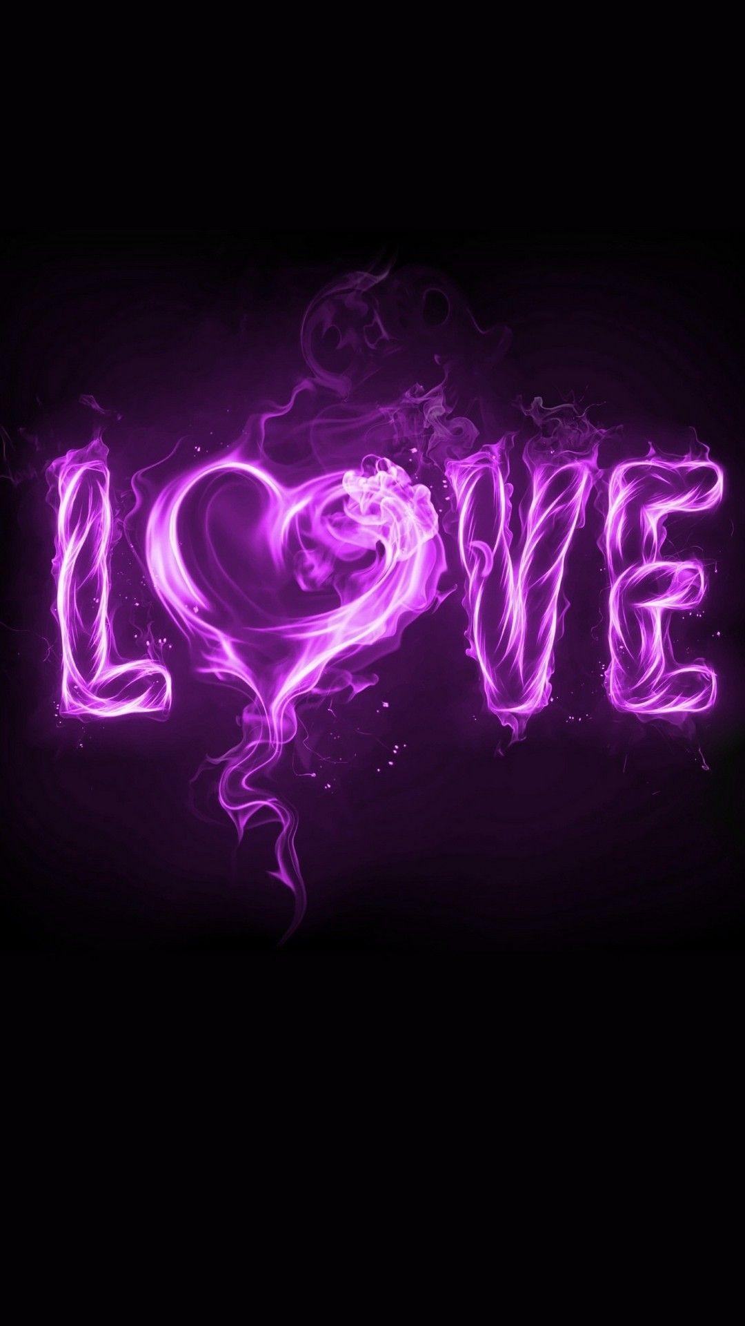 Purple Love Wallpaper iPhone iPhone Wallpaper