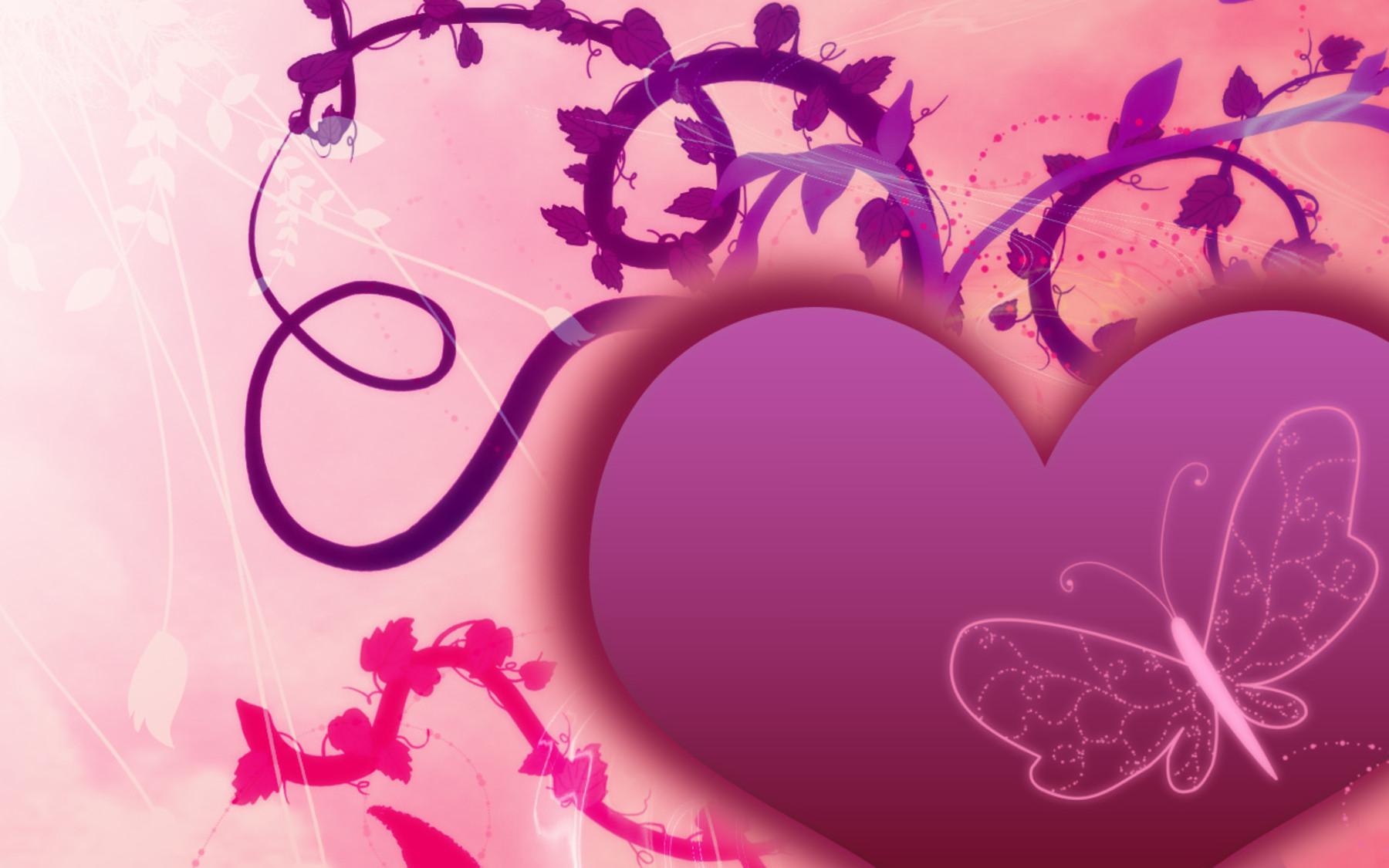 Purple Love Valentine Day Wallpaper Computer Wallpaper. High
