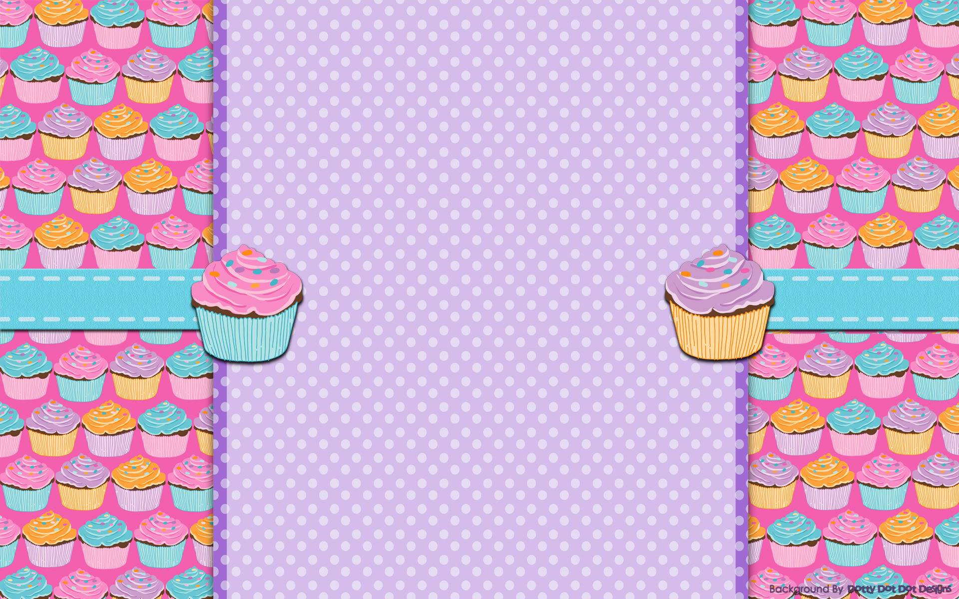Dotty Dot Dot FREE Blogger Background, Reviews & Giveaways: Cupcake