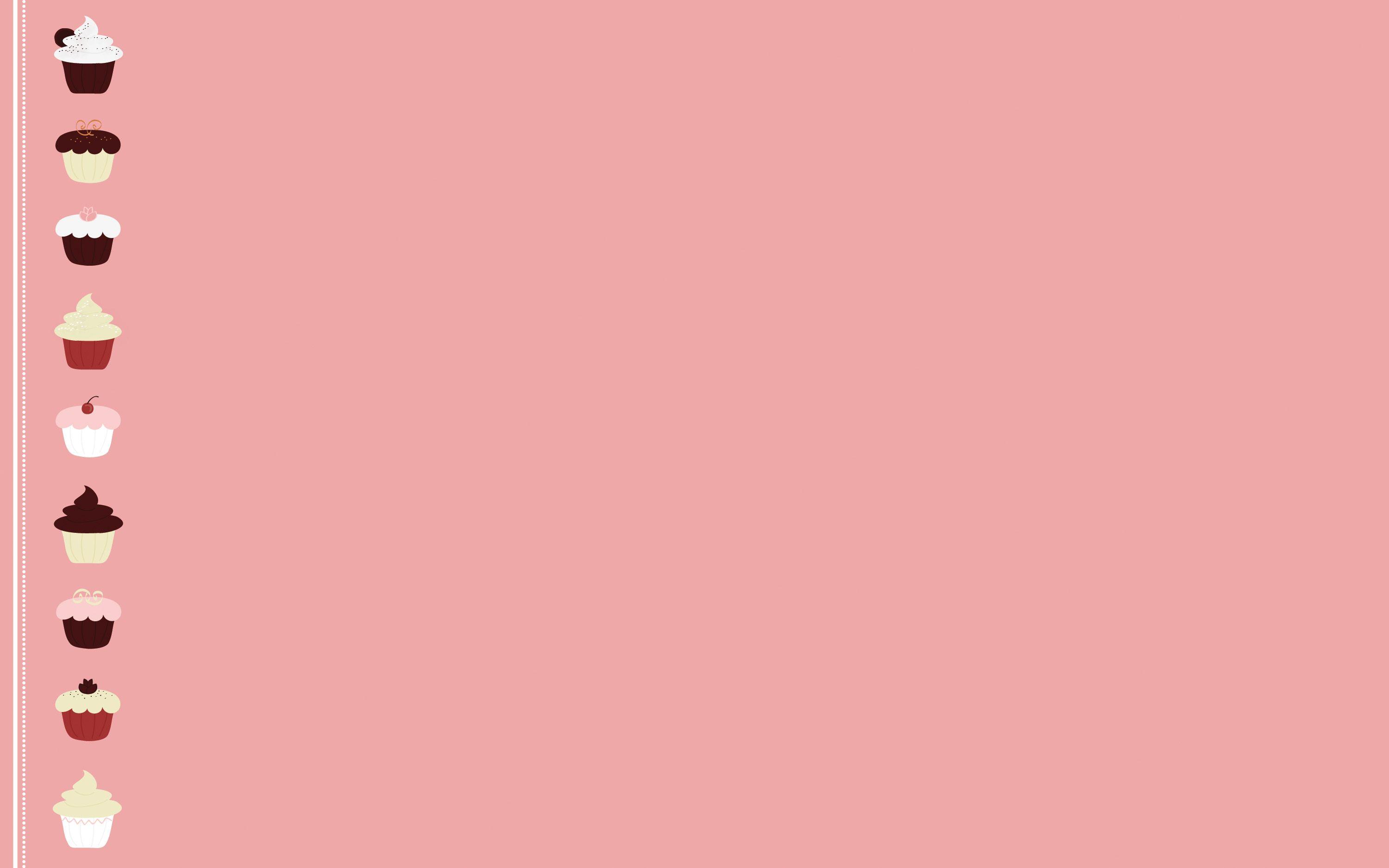 Pink Cupcake Background