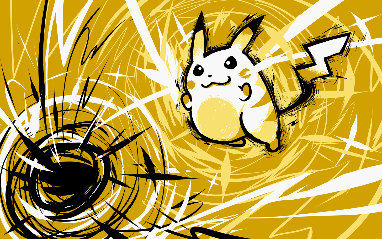 Pikachu. Thundershock Wallpaper and Background Imagex1000