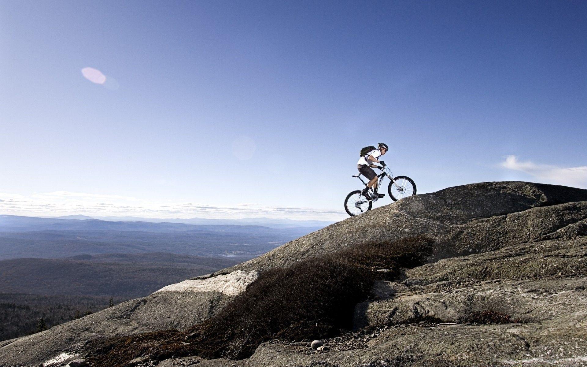 Mountain Biking. Android wallpaper for free