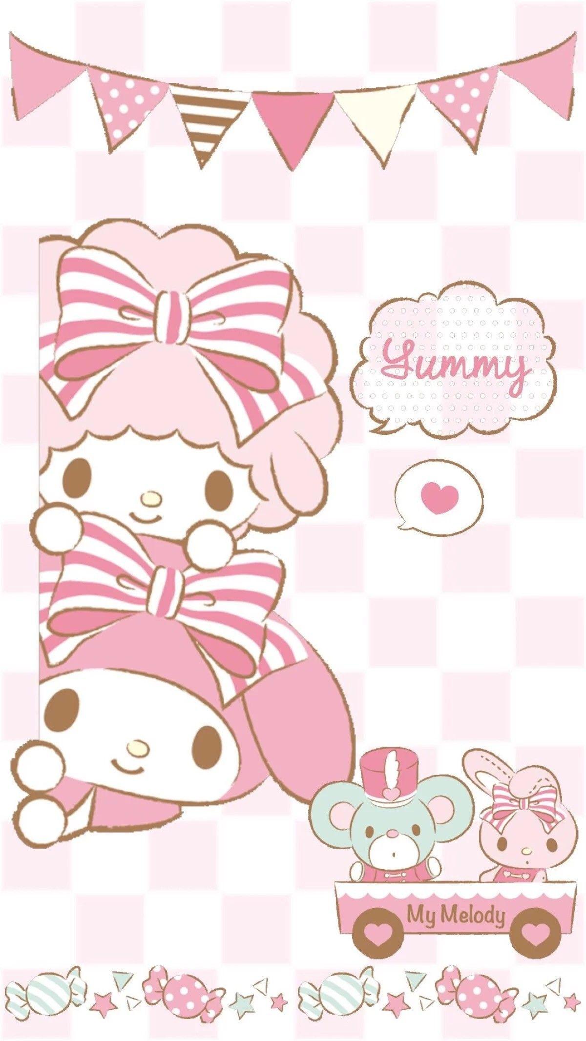My Melody Wallpaper for iPhone. My Melody. Wallpaper