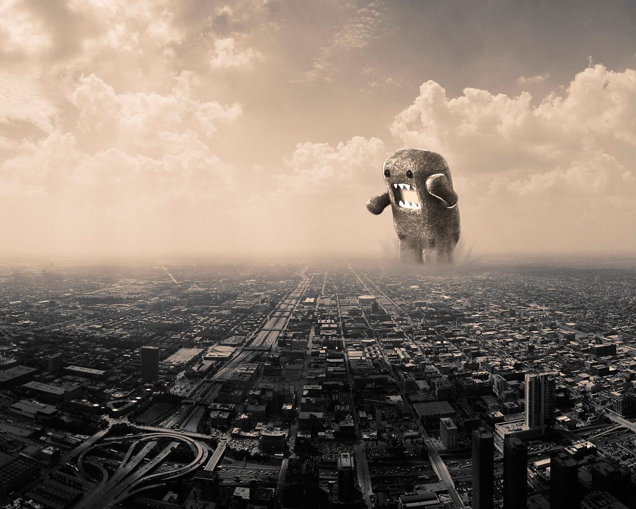 Monster Domo Wallpaper HD Wallpaper