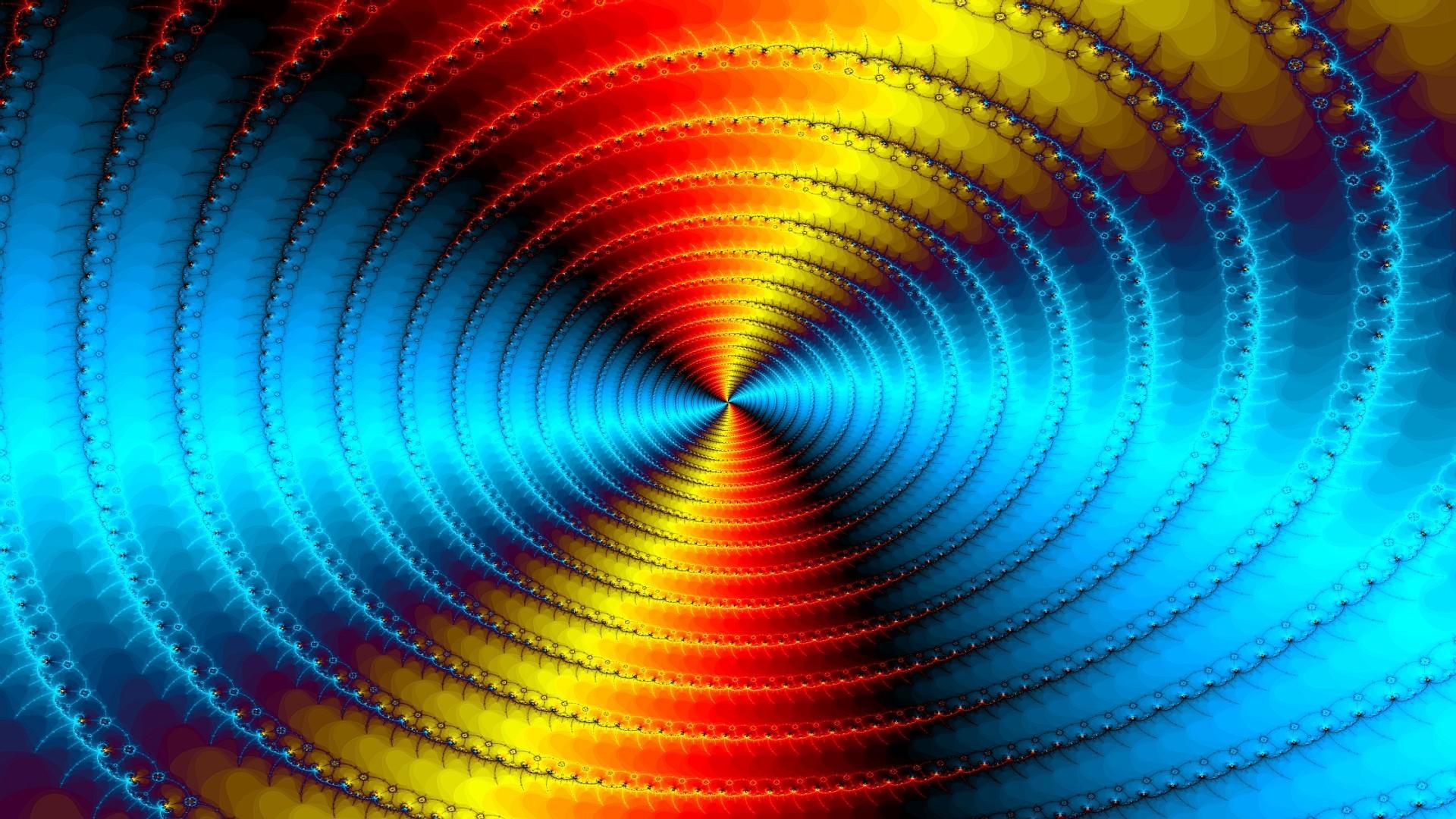 Abstract Multicolored vortex Vortex HD Wallpaper, Desktop