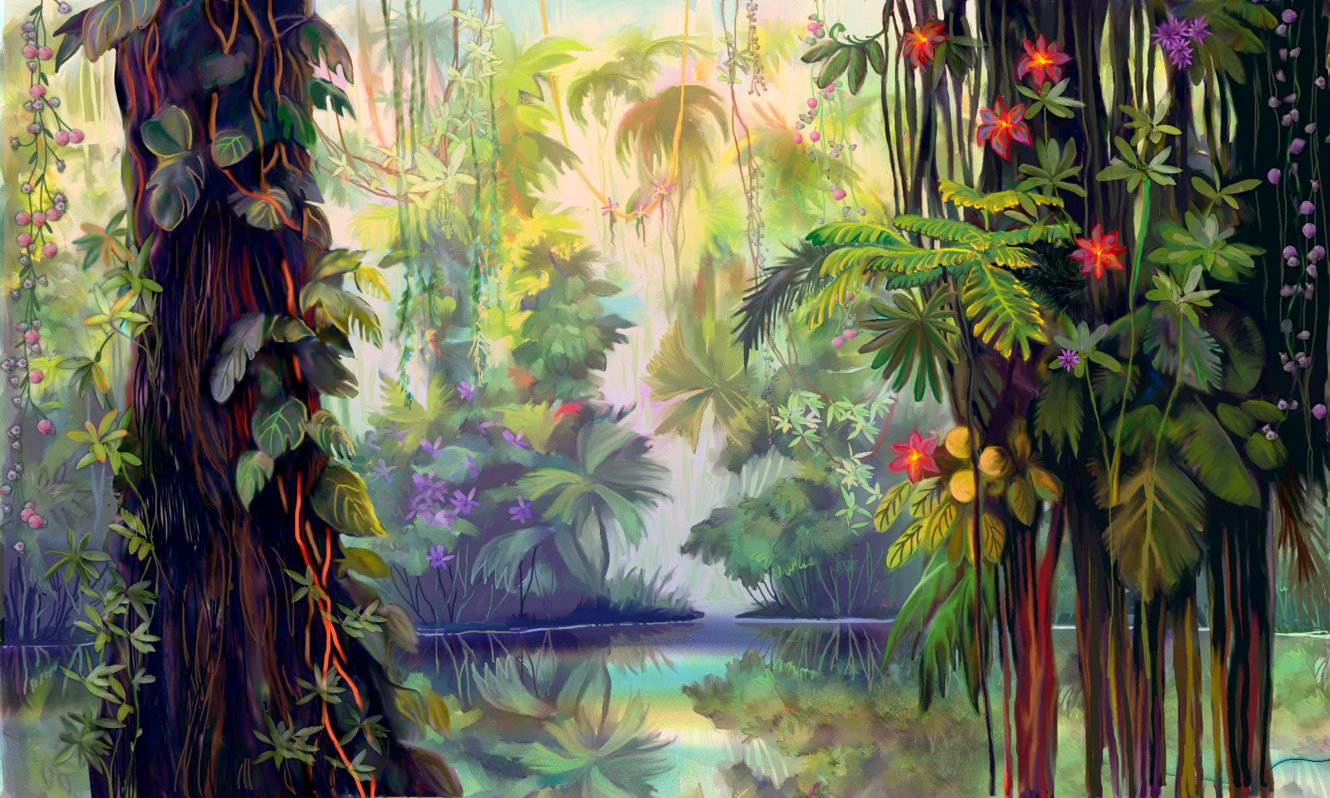 Animated Jungle Wallpaper 08221