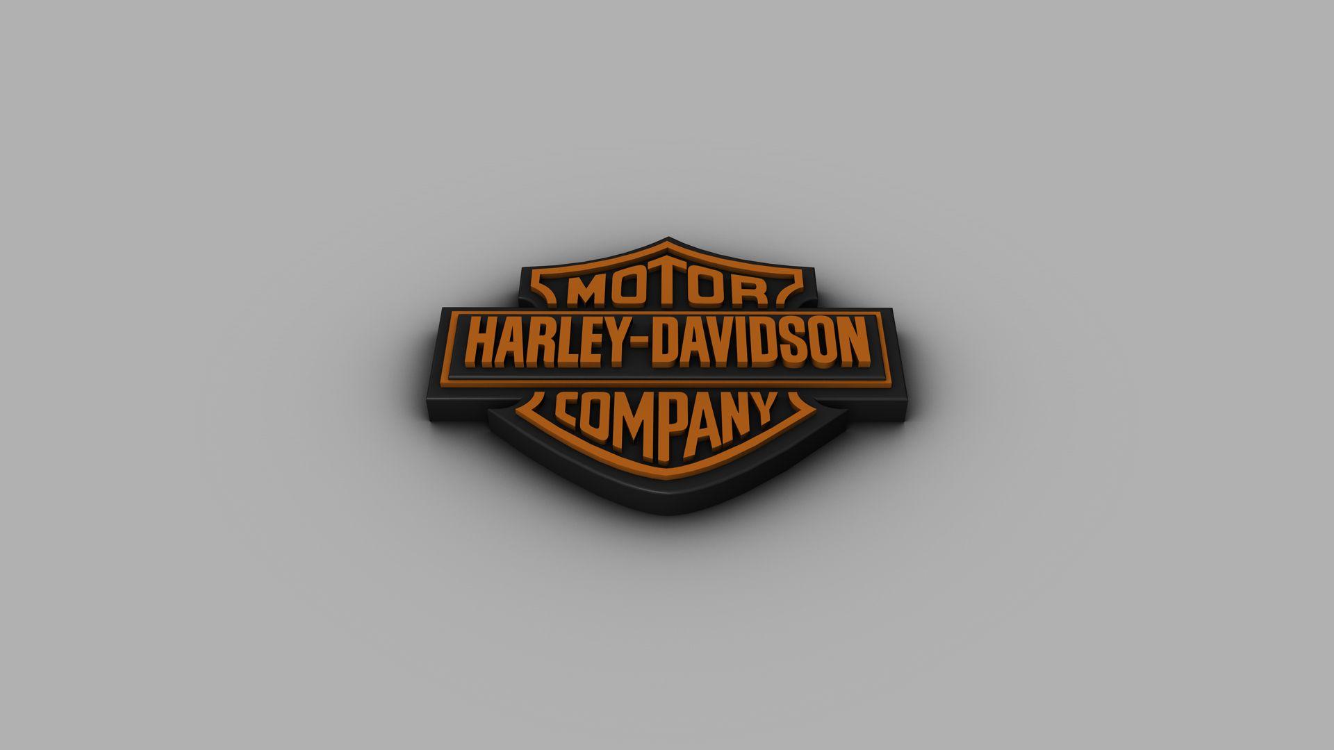 Download Harley Davidson Clothes Logo Bike Brands Black Wallpaper