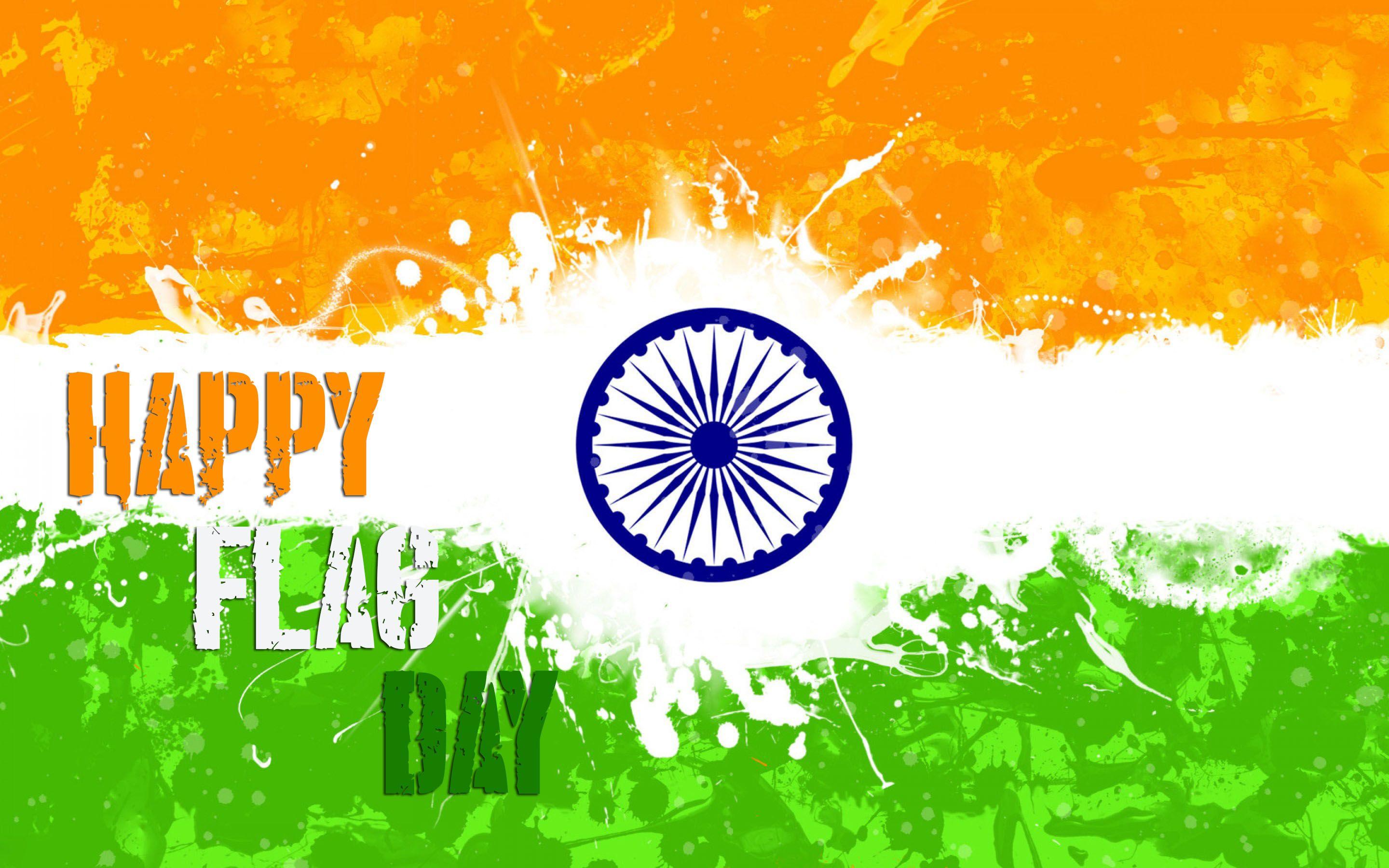 Happy Flag Day India HD Background Wallpaper