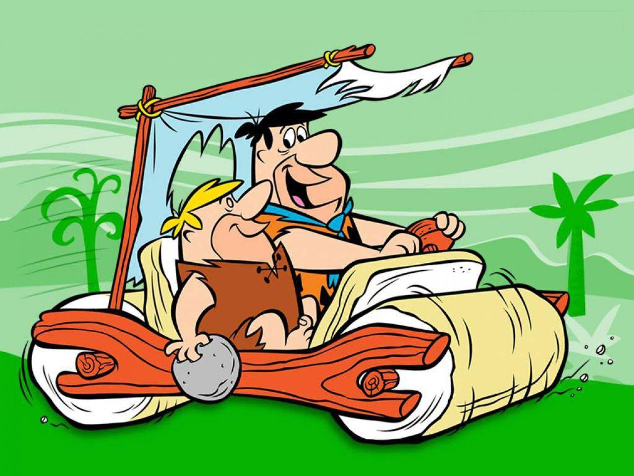 Fred Flintstone and Barney Rubble. THE FLINTSTONES