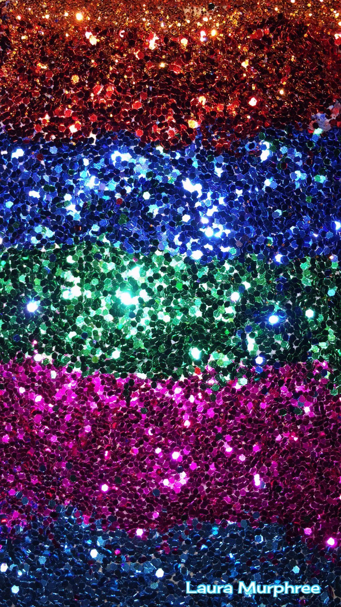 Glitter phone wallpaper colorful sparkle background sparkling