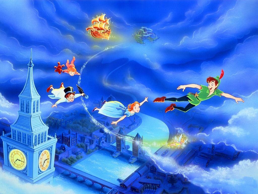 Peter Pan Disney Cartoon Image Wallpaper for FB Cover