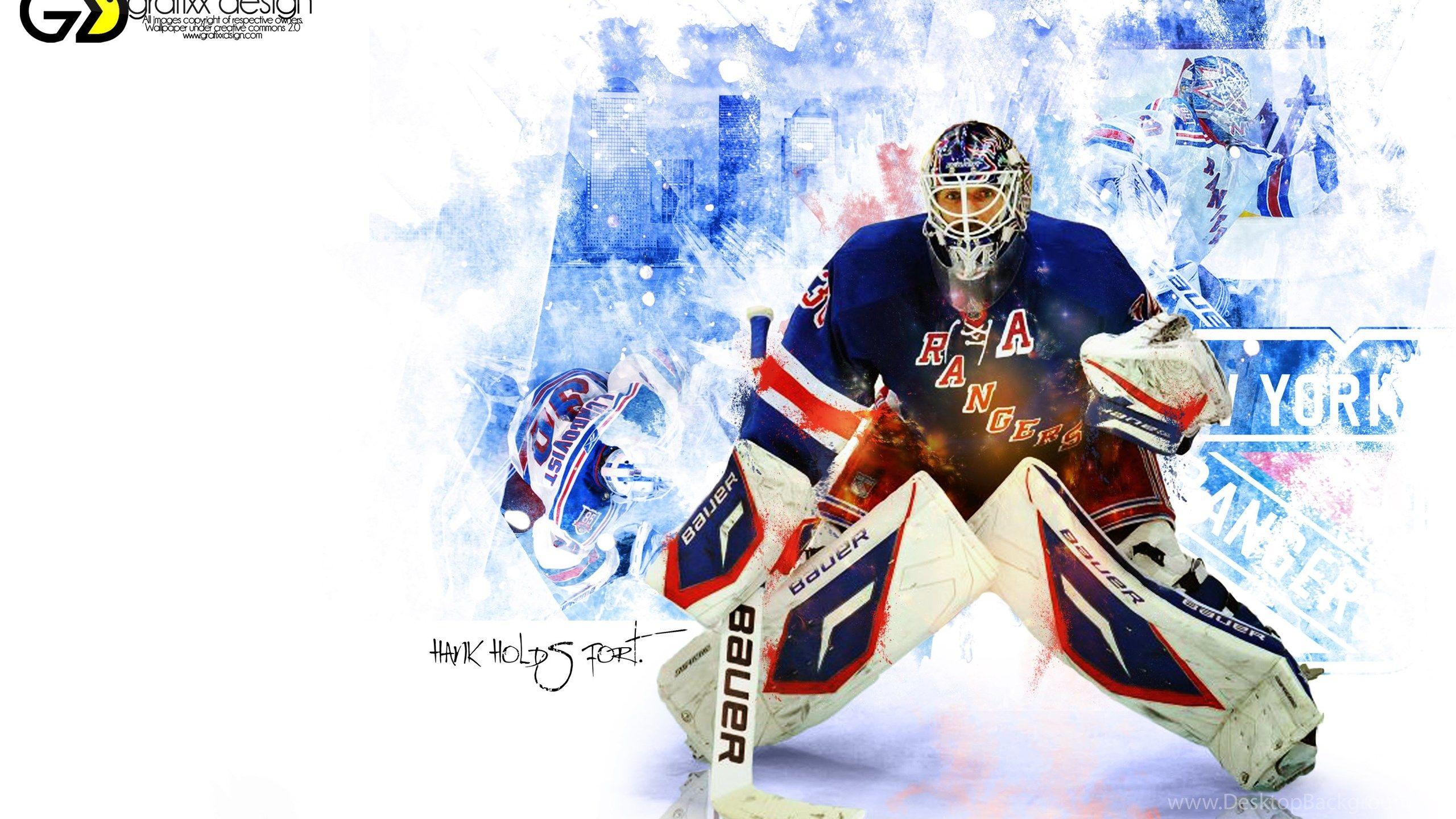 Henrik Lundqvist Is Guarding His Gate Wallpaper And Image