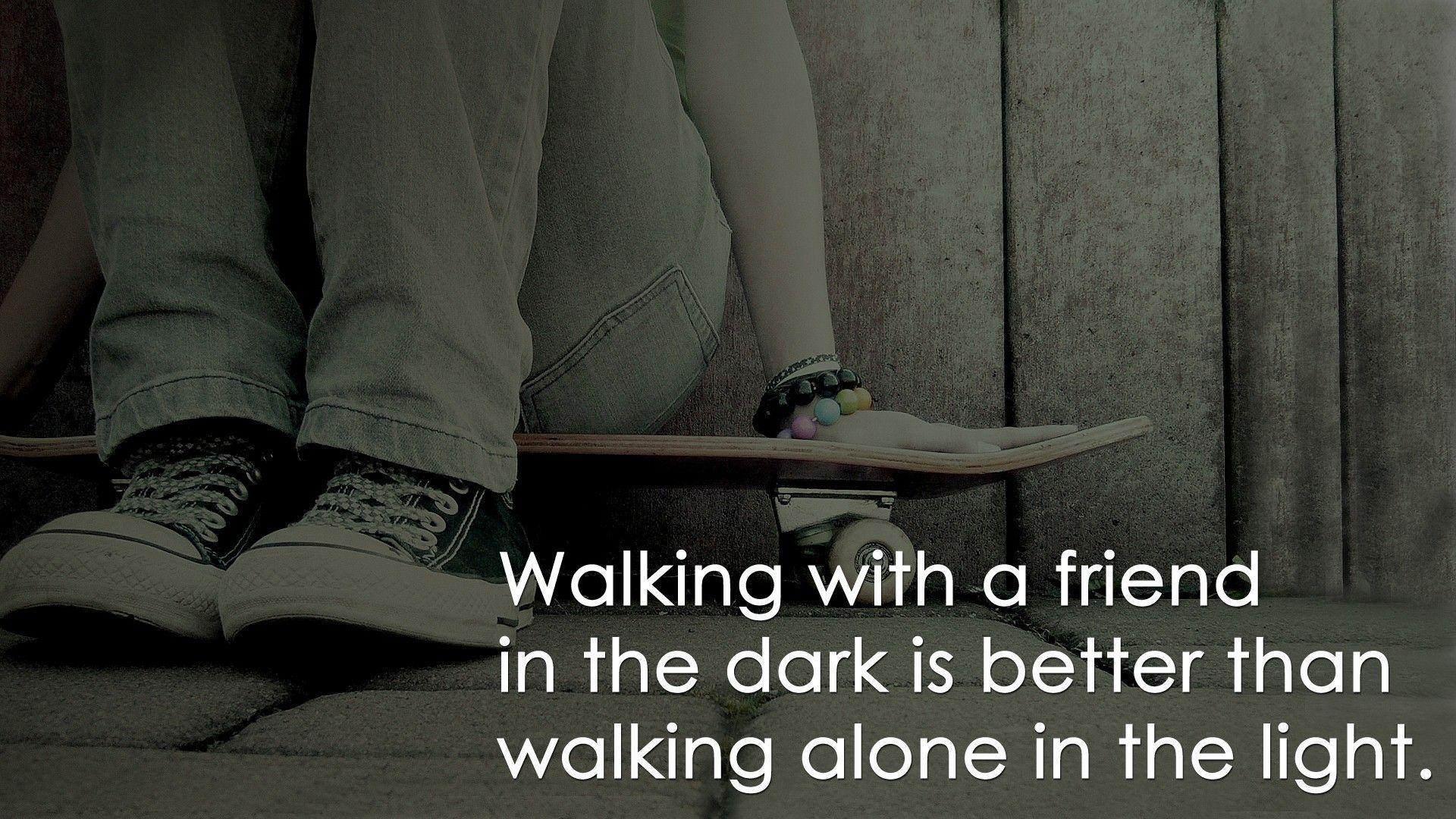 Beautiful Friendship Quote HD Wallpaper