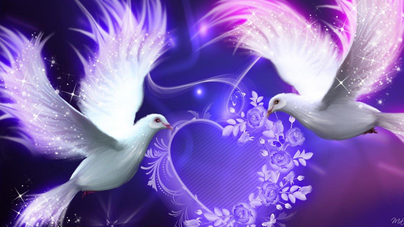 Cute Love Wallpaper HD 1366x768 Birds Wallpaper Lovesove Quotes Hd