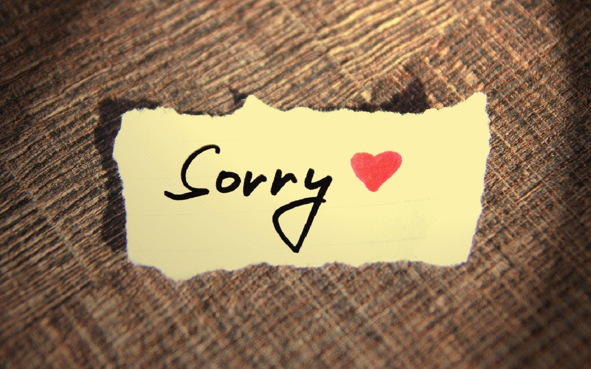 Sorry Wallpapers For Love - Wallpaper Cave