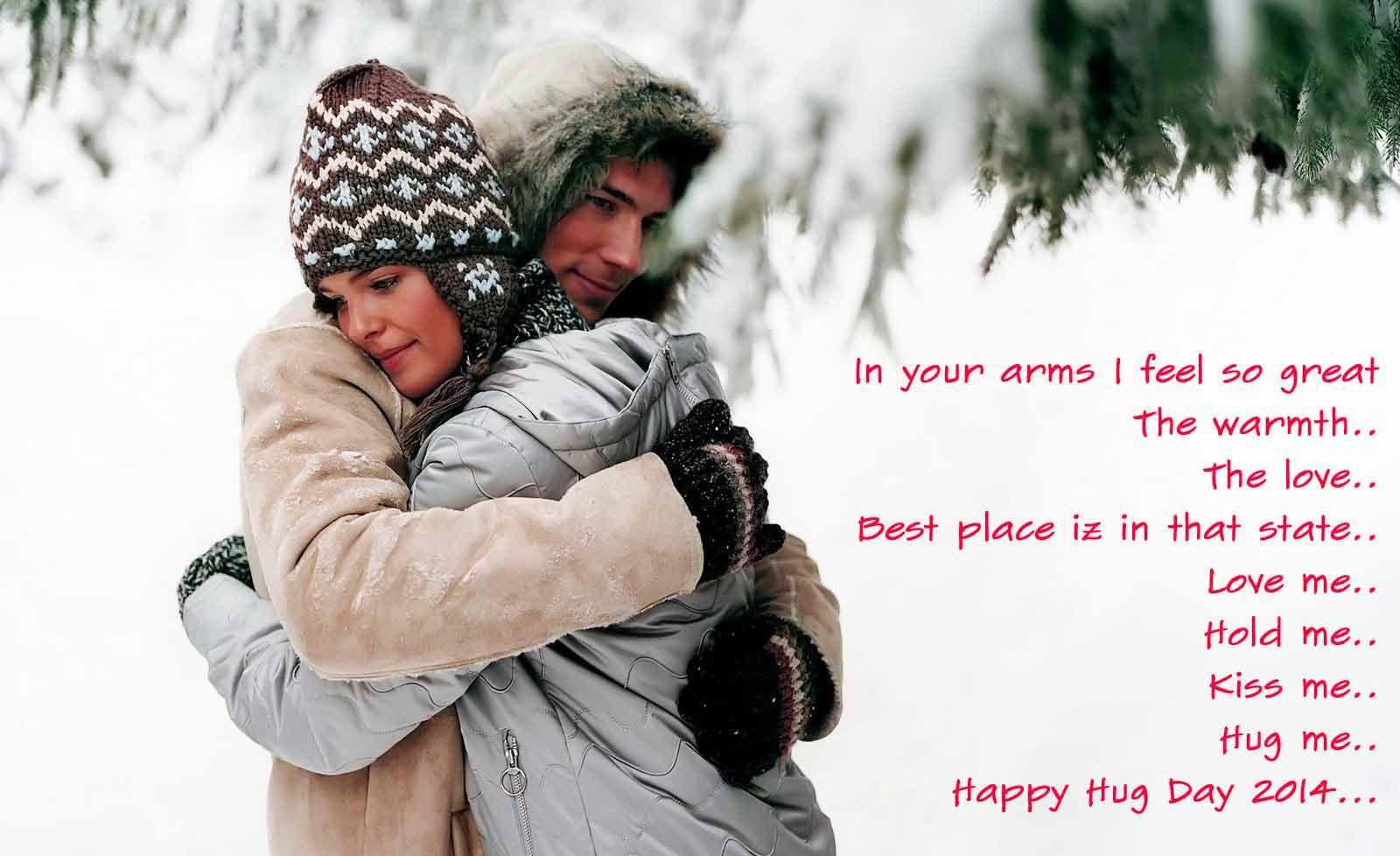Love Couples Hug Image With Hindi Quotes Quotes of Daily