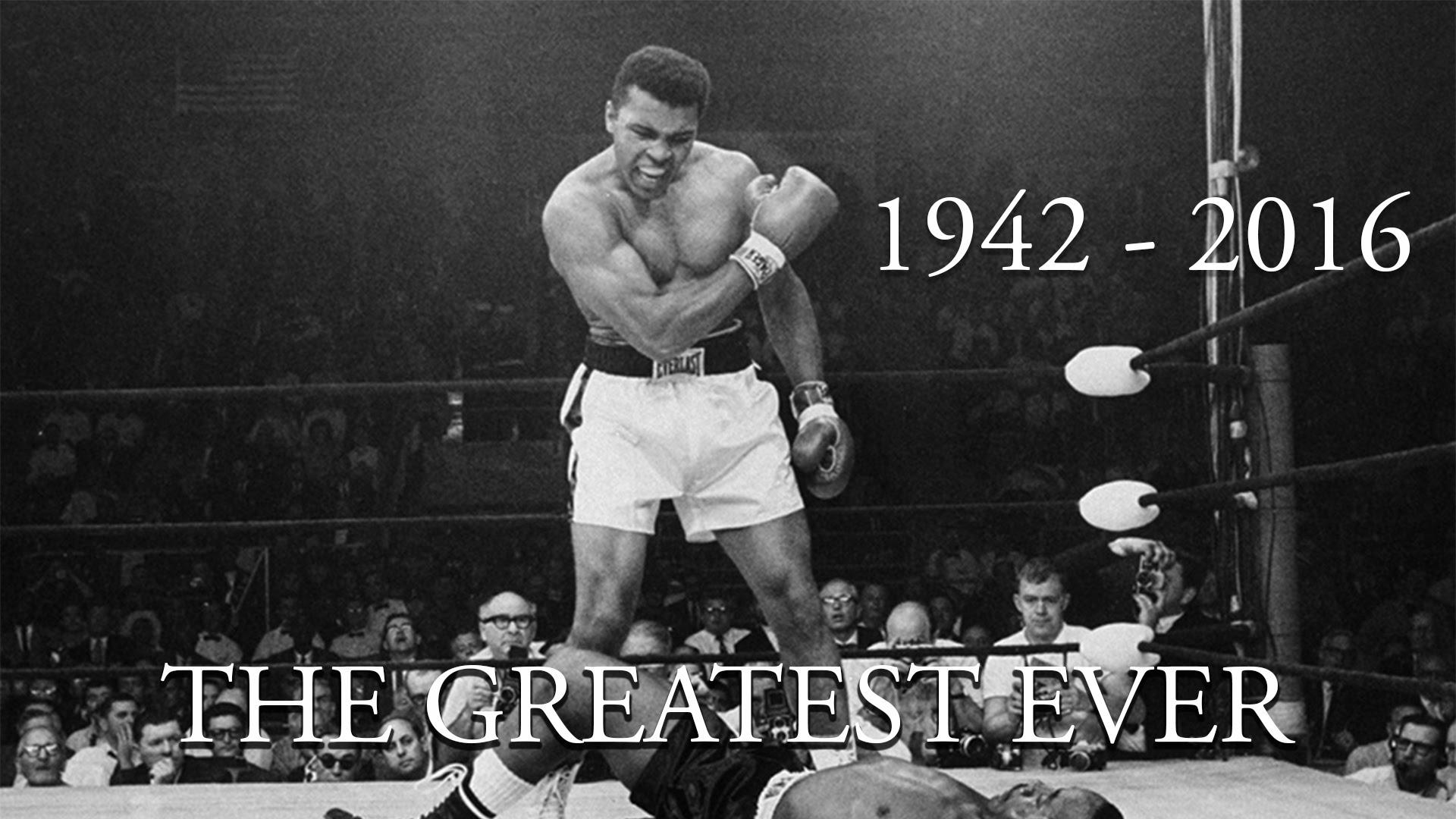 Muhammad Ali. The Champion, The Legend, The Greatest Ever. R.I.P