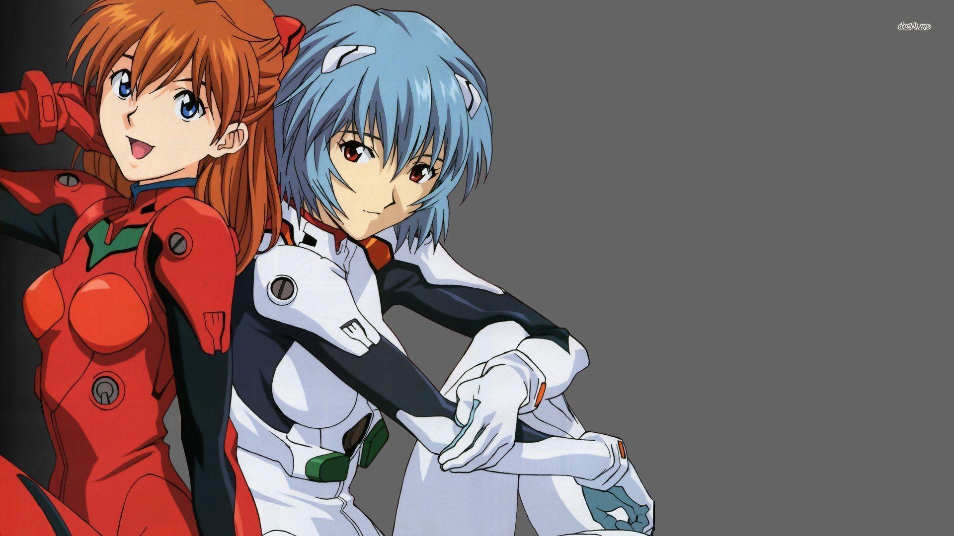 rei and asuka figure