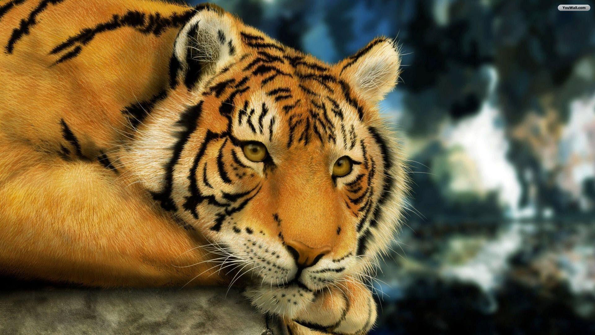 Download Bengal Tiger 3D Animation Wallpaper