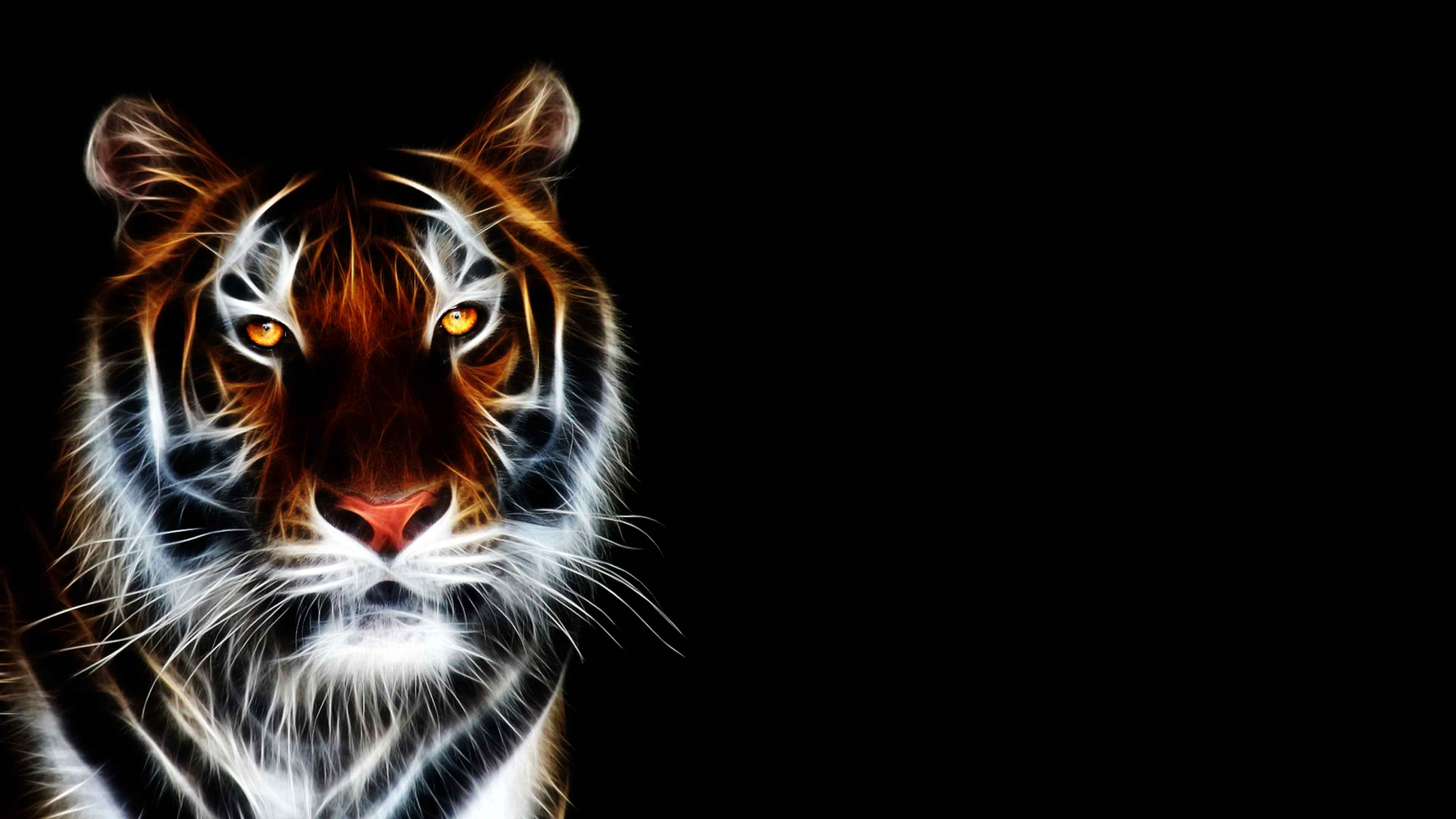 3D Tiger Widescreen Wallpaper 22785