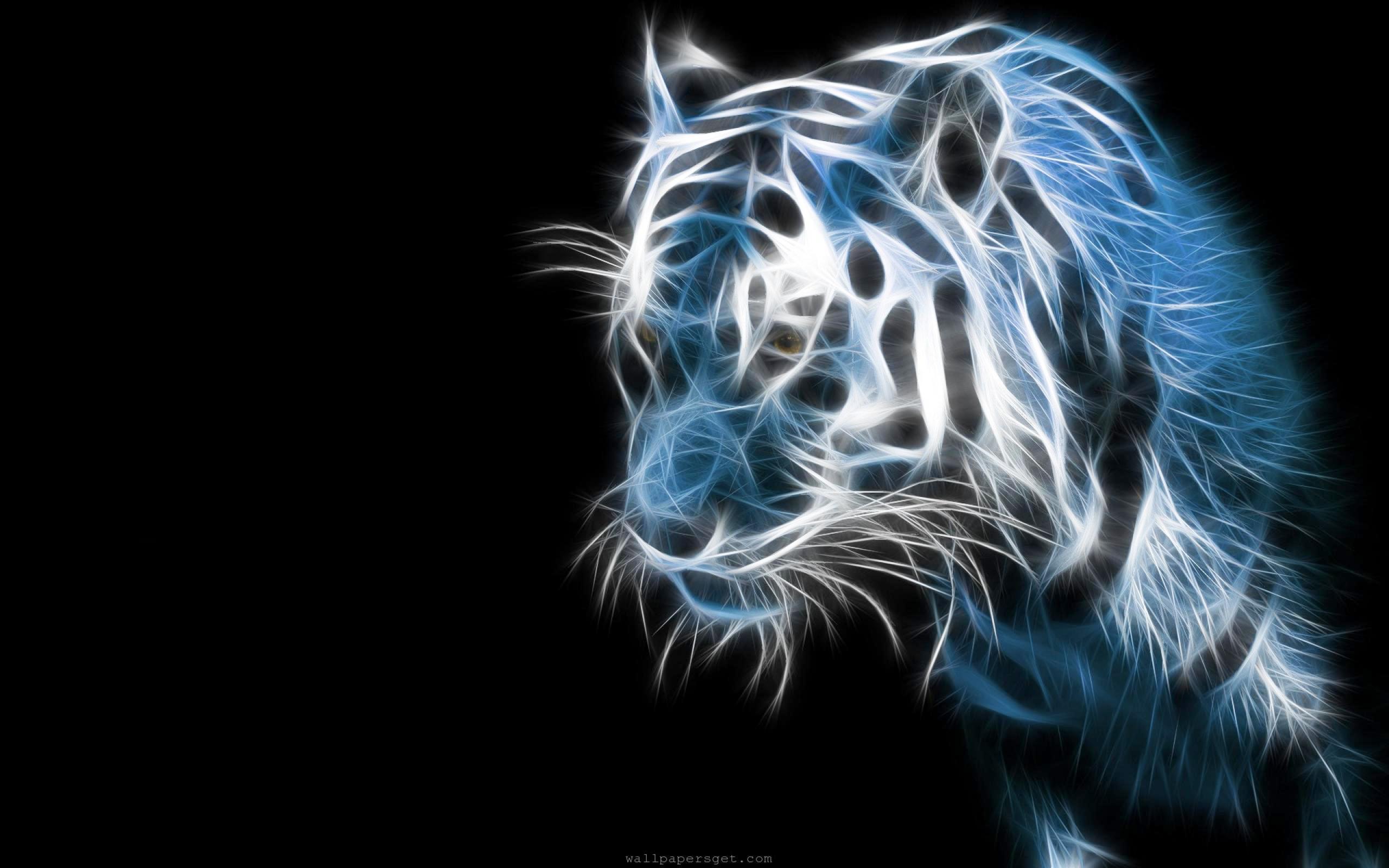 Download Wallpaper Tiger 3D High Resolution Background D Animal HD