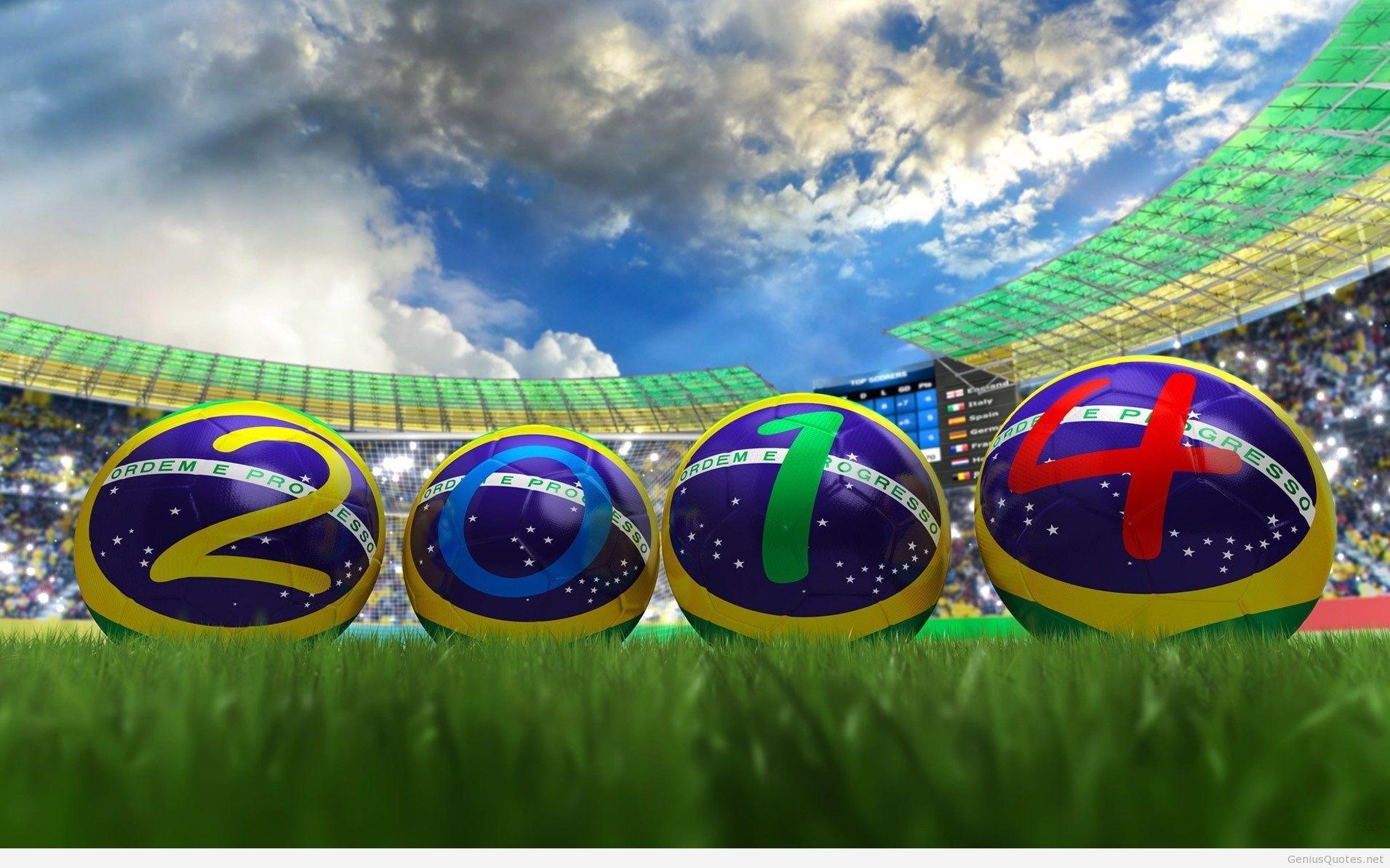 Awesome 3D fifa world cup 2014 wallpaper HD