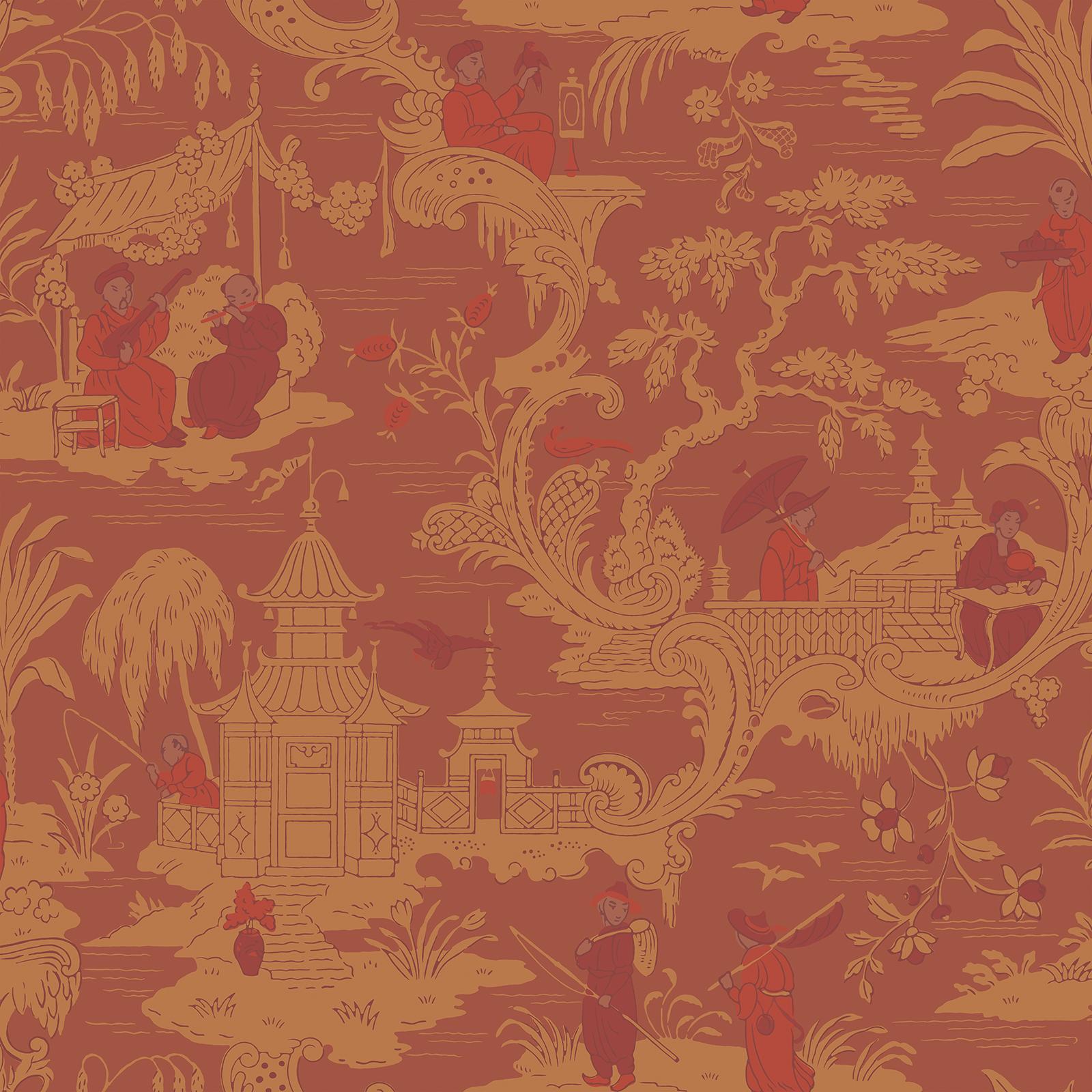 Buy Cole & Son 100 8041 Chinese Toile Wallpaper. Archive Anthology