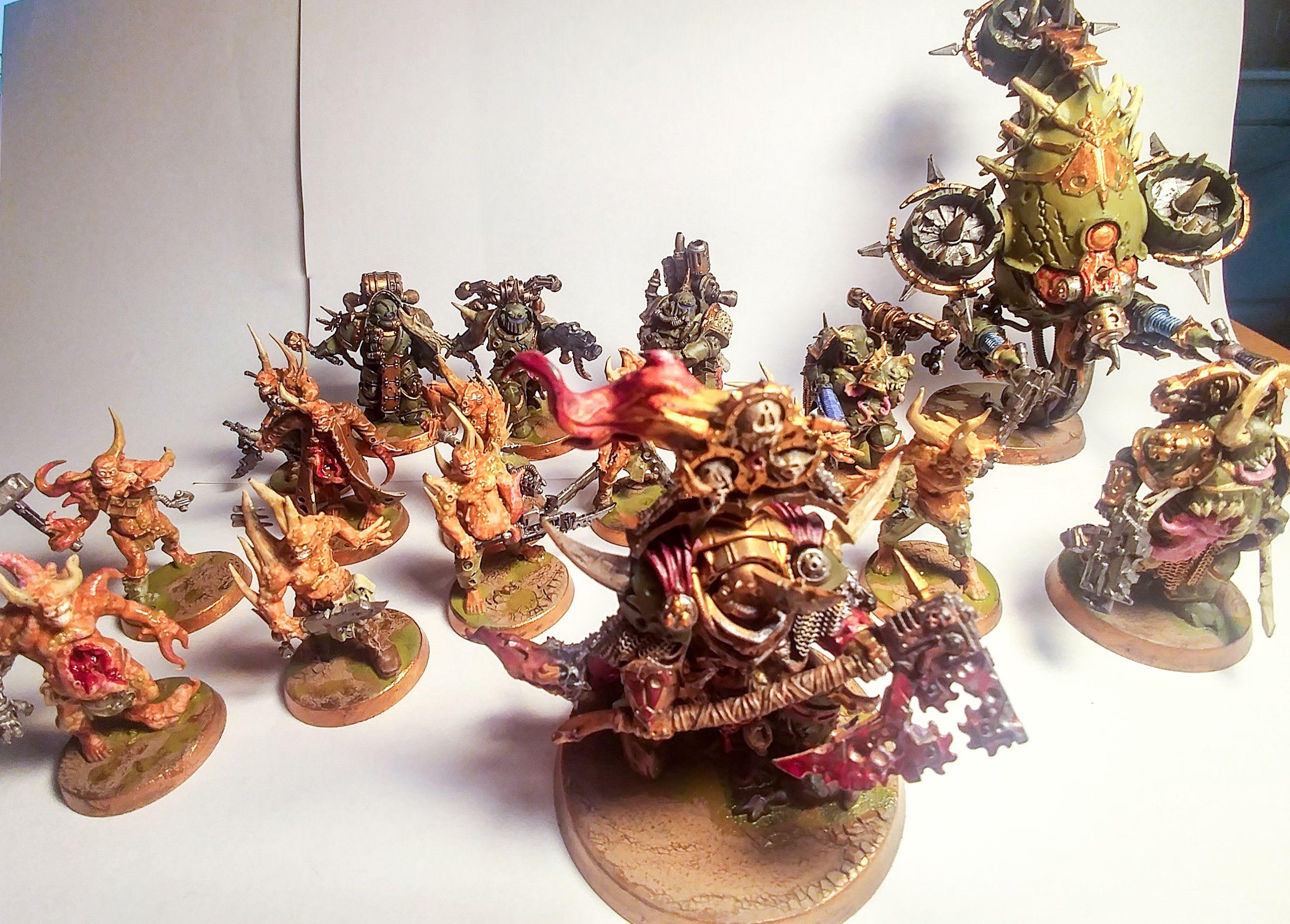 Death Guard 500pts from No Know No Fear starter set, all ready