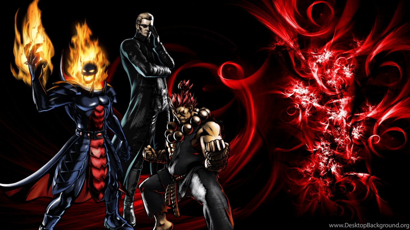 UMVC3 Team Wallpaper: Wesker, Akuma, Dormammu By Bxb minamimoto