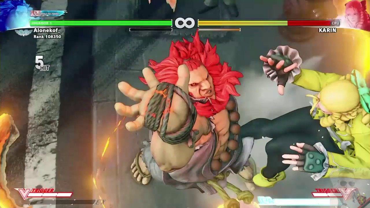 SF5*AKUMA BACKGROUND COMBO!!!