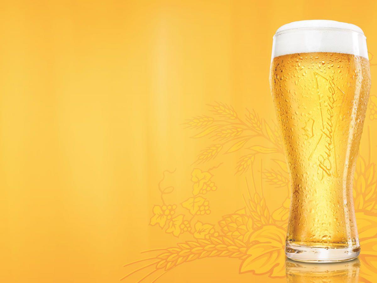 Free The Cup Full Beer Background For PowerPoint