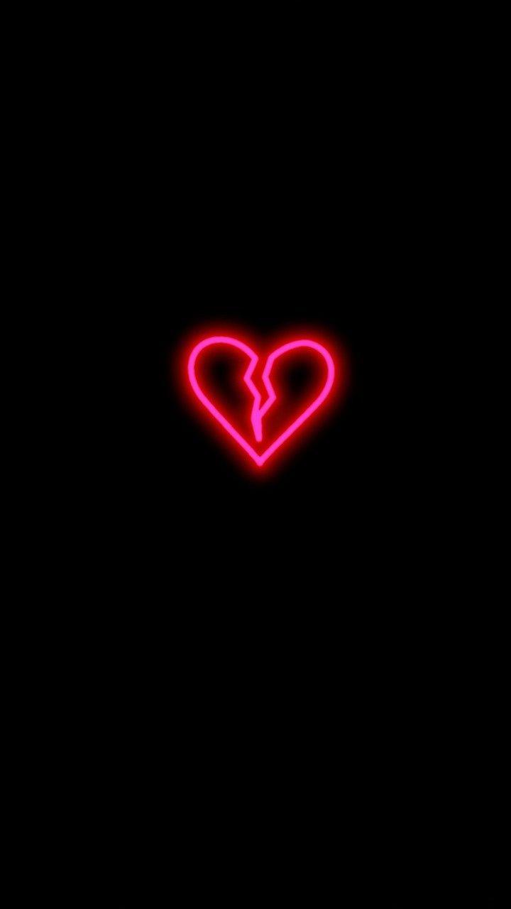 Broken Heart. Wally. Wallpaper, Neon and Phone