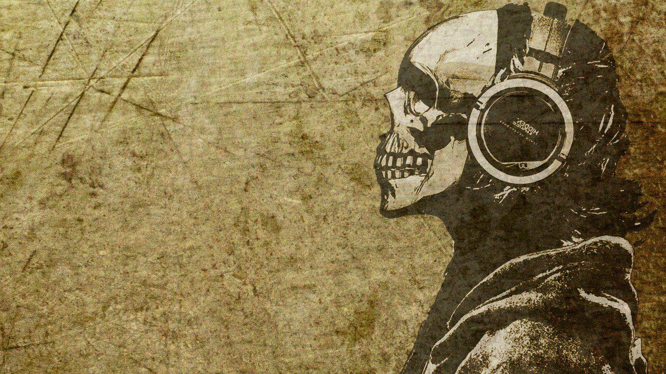 bones, Sound, Skull, Headphones HD Wallpaper / Desktop and Mobile