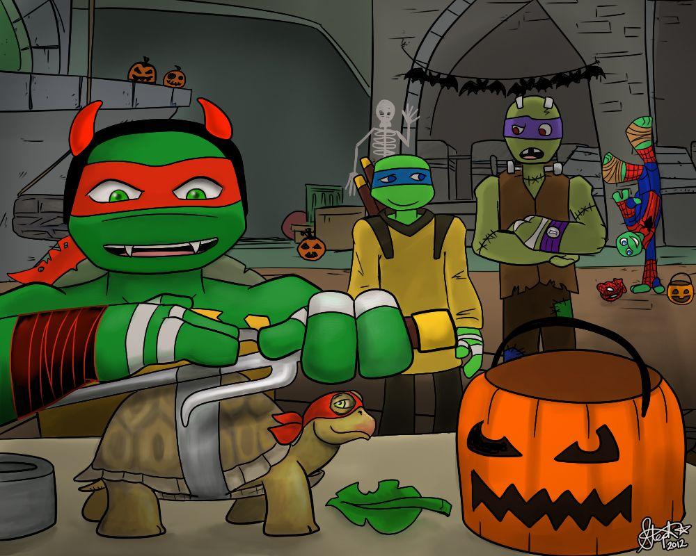 Halloween In The Lair By Myrcury Art