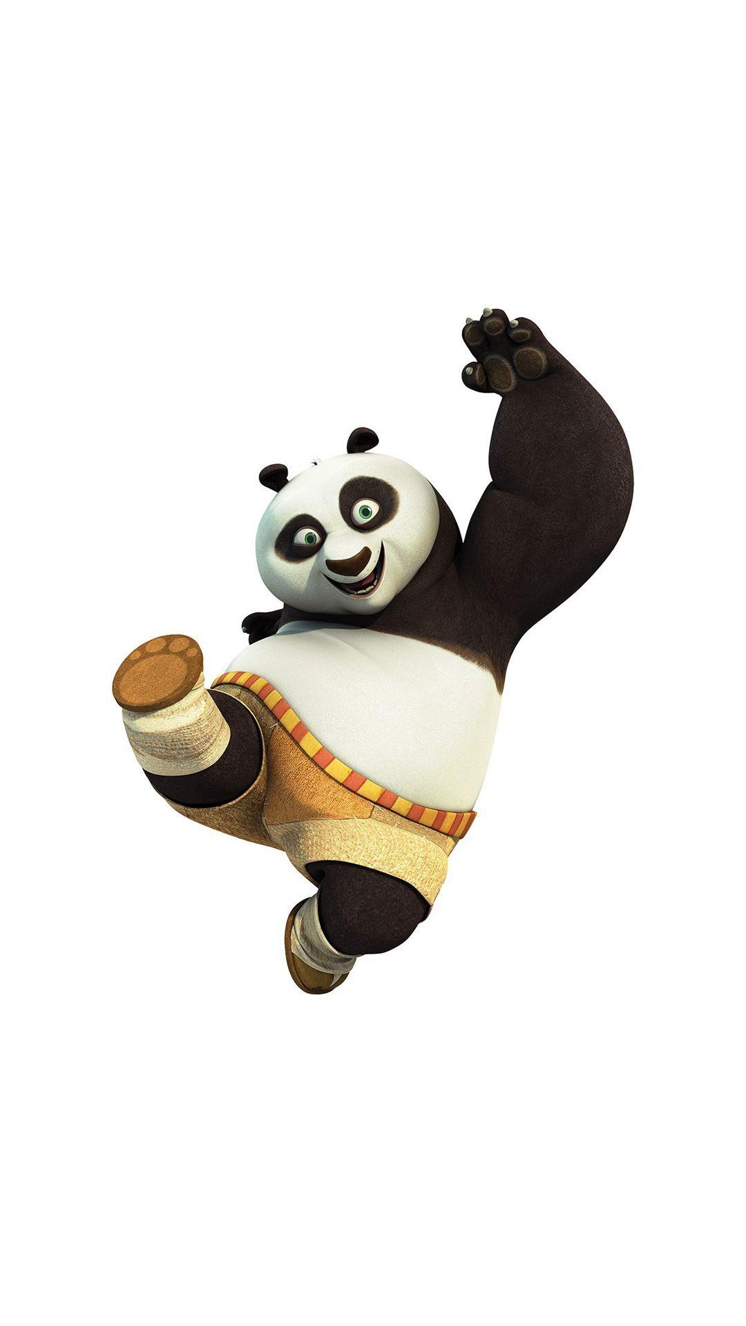 Kungfu Panda Animal Dreamworks Kick Cute Anime #iPhone #plus