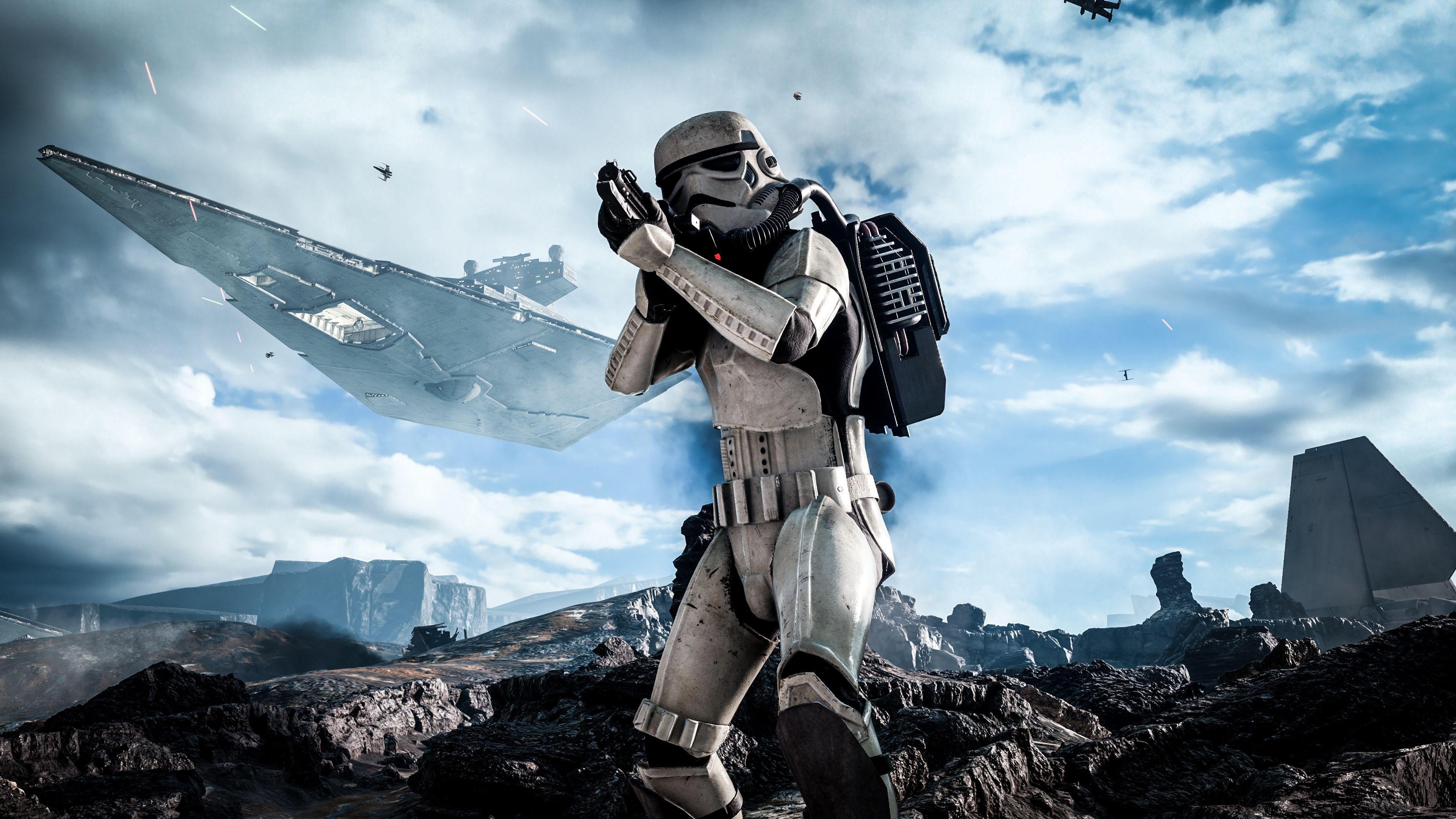 Download wallpapers 3840x2160 star wars, battlefront, electronic arts