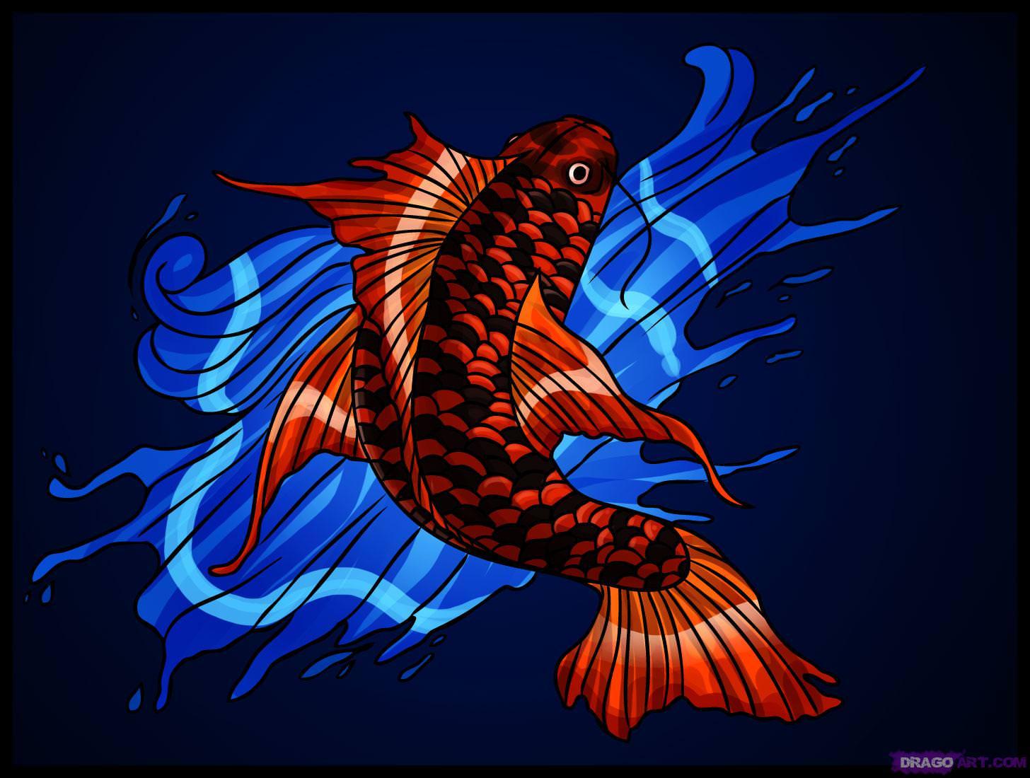 koi tattoo wallpaper