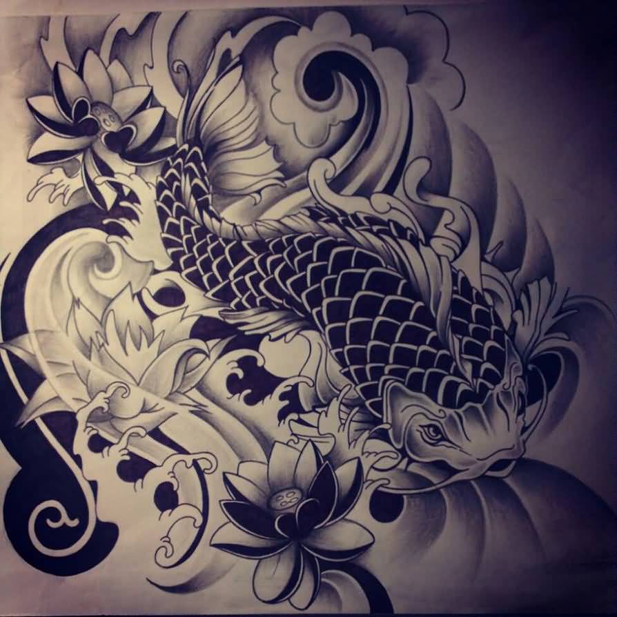 Download Koi Fish Dragon Tattoo