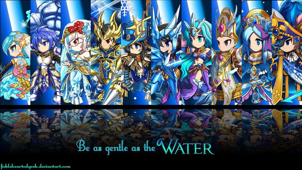 Brave Frontier Water Units Wallpaper